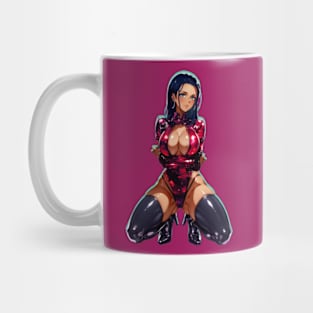 Nico Robin #2 Sexy Red Latex. Hot anime waifu. Mug